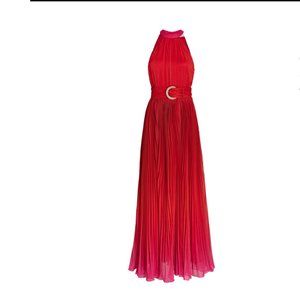 slim fit dress slacks Halter Neck Maxi Dress Violet – OutDazl